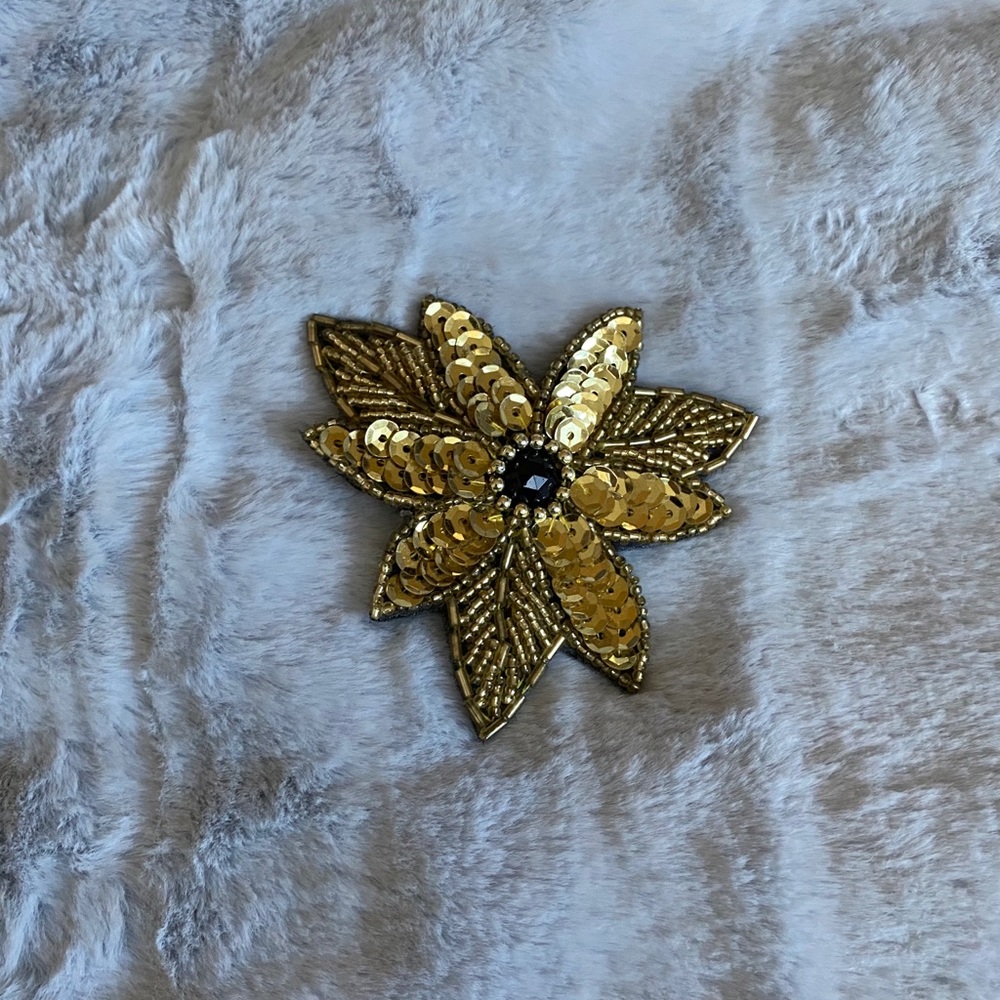 Black and Gold Hair Clip